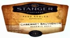 Stanger Vineyards Reserve Cabernet Sauvignon 2004 Front Label