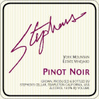 Stephen's Cellar & Vineyard Estate Pinot Noir 2008 Front Label