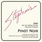 Stephen's Cellar & Vineyard Stromsoe Pinot Noir 2005 Front Label