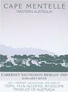 Cape Mentelle Cabernet Sauvignon/Merlot 2001 Front Label