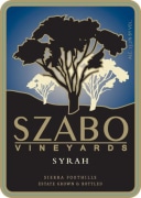 Szabo Vineyards Syrah 2012 Front Label