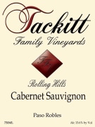 Tackitt Family Vineyards Rolling Hills Cabernet Sauvignon 2009 Front Label