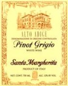 Santa Margherita Pinot Grigio 2002 Front Label