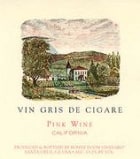 Bonny Doon Vin Gris de Cigare 2002 Front Label