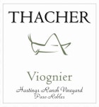 Thacher Winery Hastings Ranch Viognier 2014 Front Label