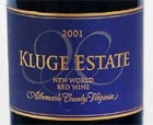 Kluge Estate New World Red 2001 Front Label