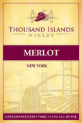 Thousand Islands Winery Merlot 2013 Front Label