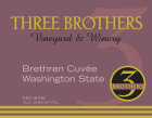 Three Brothers Vineyard and Winery Brethren Cuvee 2011 Front Label