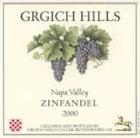 Grgich Hills Estate Zinfandel 2000 Front Label