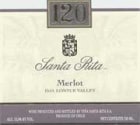 Santa Rita 120 Merlot 2002 Front Label