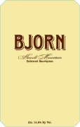 Bjorn Vineyards Cabernet Sauvignon 2012 Front Label