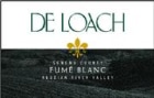 DeLoach Russian River Fume Blanc 2001 Front Label