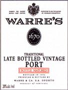 Warre's Late Bottled Vintage Port 1986 Front Label