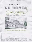 Chateau Le Boscq Saint-Estephe 2000 Front Label