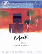 Mak Shiraz 2002 Front Label