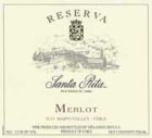 Santa Rita Reserva Merlot 2002 Front Label