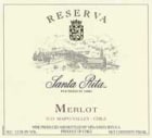 Santa Rita Reserva Merlot 2002 Front Label