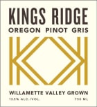 Union Wine Co Kings Ridge Pinot Gris 2014 Front Label