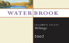 Waterbrook Melange Red Blend 2002 Front Label