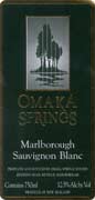 Omaka Springs Marlborough Sauvignon Blanc 2003 Front Label