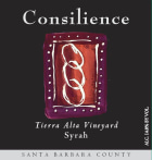 Consilience Tierra Alta Vineyard Syrah 2012 Front Label