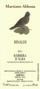 Abbona Rinaldi Barbera d'Alba 2011 Front Label