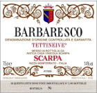 Scarpa Tettineive Barbaresco 2005 Front Label