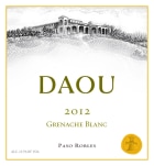 DAOU Grenache Blanc 2012 Front Label