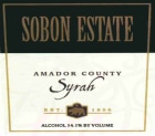 Sobon Estate Syrah 2011  Front Label