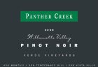 Panther Creek Verde Vineyards Pinot Noir 2008 Front Label