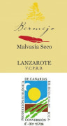 Los Bermejos Malvasia Seco 2013 Front Label