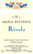 Abadia Retuerta Rivola 2002 Front Label