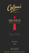 Bodega Colome 180 Anos Edicion Aniversario Malbec 2010 Front Label