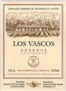 Los Vascos Reserve Cabernet Sauvignon 2001 Front Label