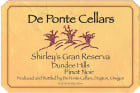 DePonte Shirley's Gran Reserva Pinot Noir 2010 Front Label