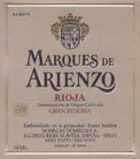 Marques de Arienzo Grand Reserva 1995 Front Label