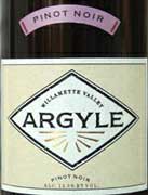 Argyle Pinot Noir 2002 Front Label