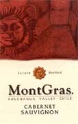 MontGras Cabernet Sauvignon 2002 Front Label