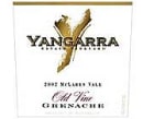 Yangarra Old Vine Grenache 2002 Front Label