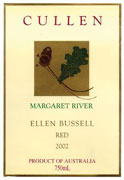 Cullen Ellen Bussell Cabernet/Merlot 2002 Front Label