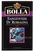 Bolla Sangiovese 2002 Front Label