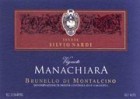 Tenute Silvio Nardi Brunello di Montalcino Manachiara 1999 Front Label