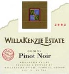 WillaKenzie Estate Willamette Valley Pinot Noir 2002 Front Label