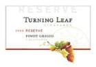 Turning Leaf Pinot Grigio 2003 Front Label