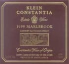 Klein Constantia Malbrook 1999 Front Label