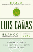 Bodegas Luis Canas Fermentado en Barrica Blanco 2012 Front Label
