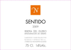 Bodegas Neo Sentido 2009 Front Label