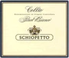 Schiopetto Pinot Bianco 2002 Front Label