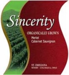 Sincerity Merlot - Cabernet Sauvignon 2002 Front Label