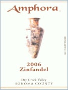 Amphora Wines Zinfandel 2006 Front Label